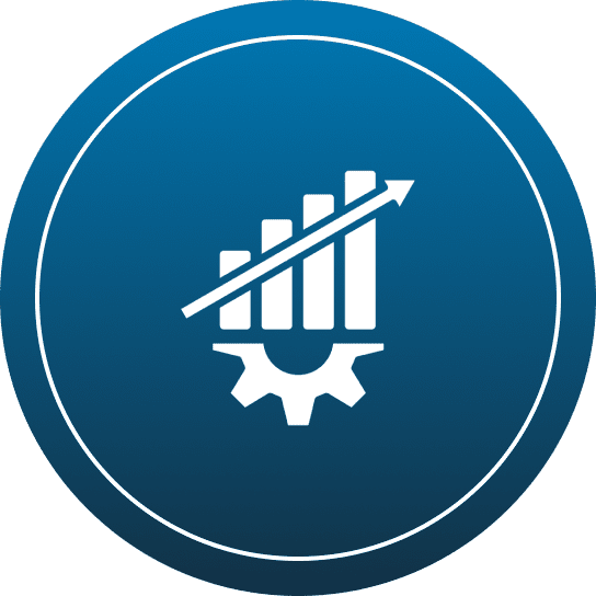 Business progress icon